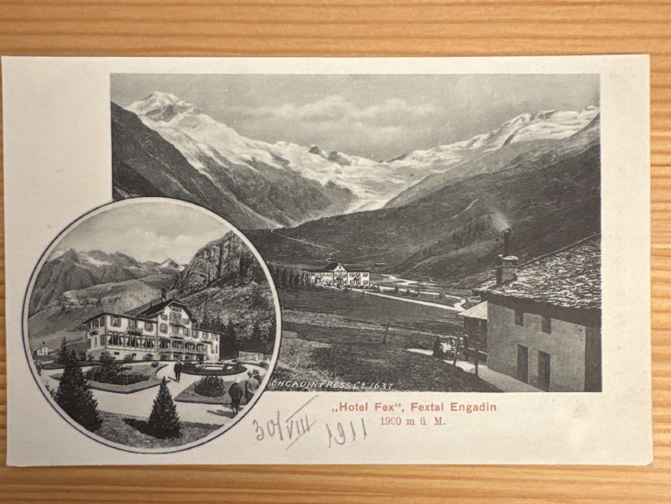 Cartoline postali: Antike Ansichtskarten, SCHWEIZ, Fextal, Engadin, Hotel Fex – Nuovo (secondo la descrizione) da Zürich venduto da Tarafo5