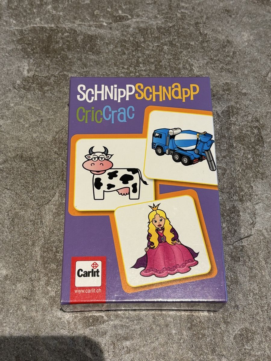 Carlit Spiele: SchnippSchnapp CricCrac Kartenspiel – Neu und originalverpackt aus Weiningen ZH von GriederRemarket