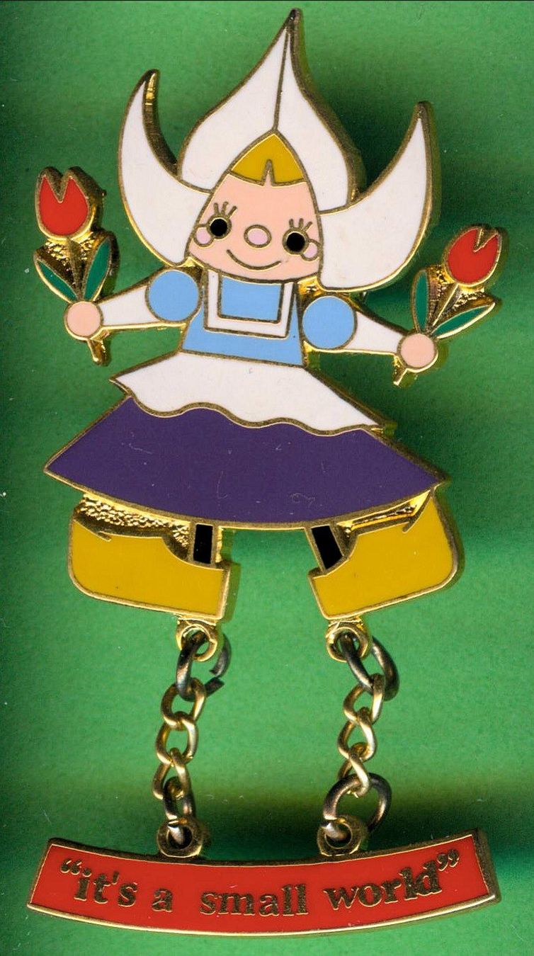 Disney Placchette & Badge: DISNEY  It's small world  HOLLAND – Usato da Winterthur venduto da Sammleroase