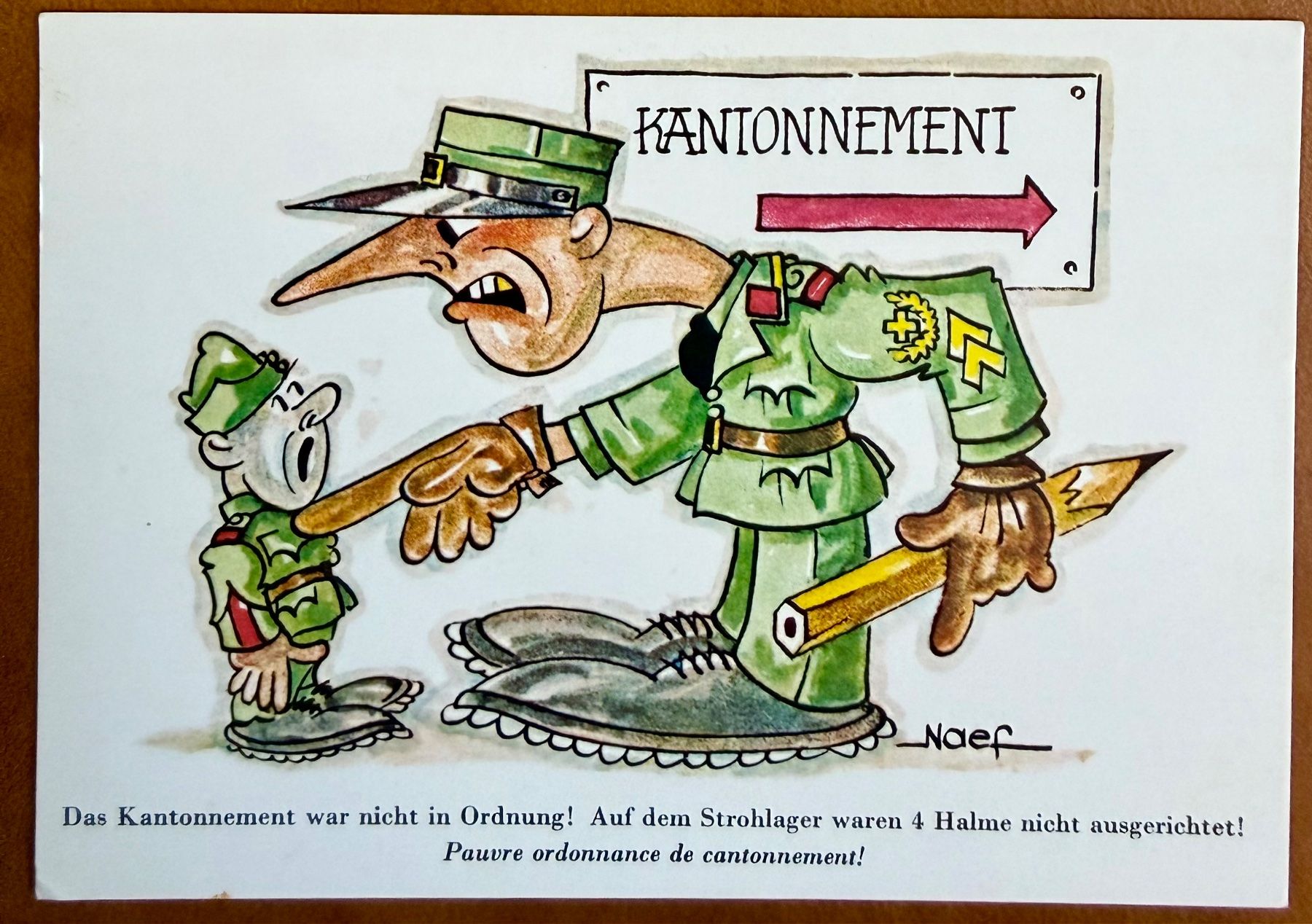 Ansichtskarten: Militaire - Humour - Carte ancienne – Gebraucht aus Lutry von Ediego