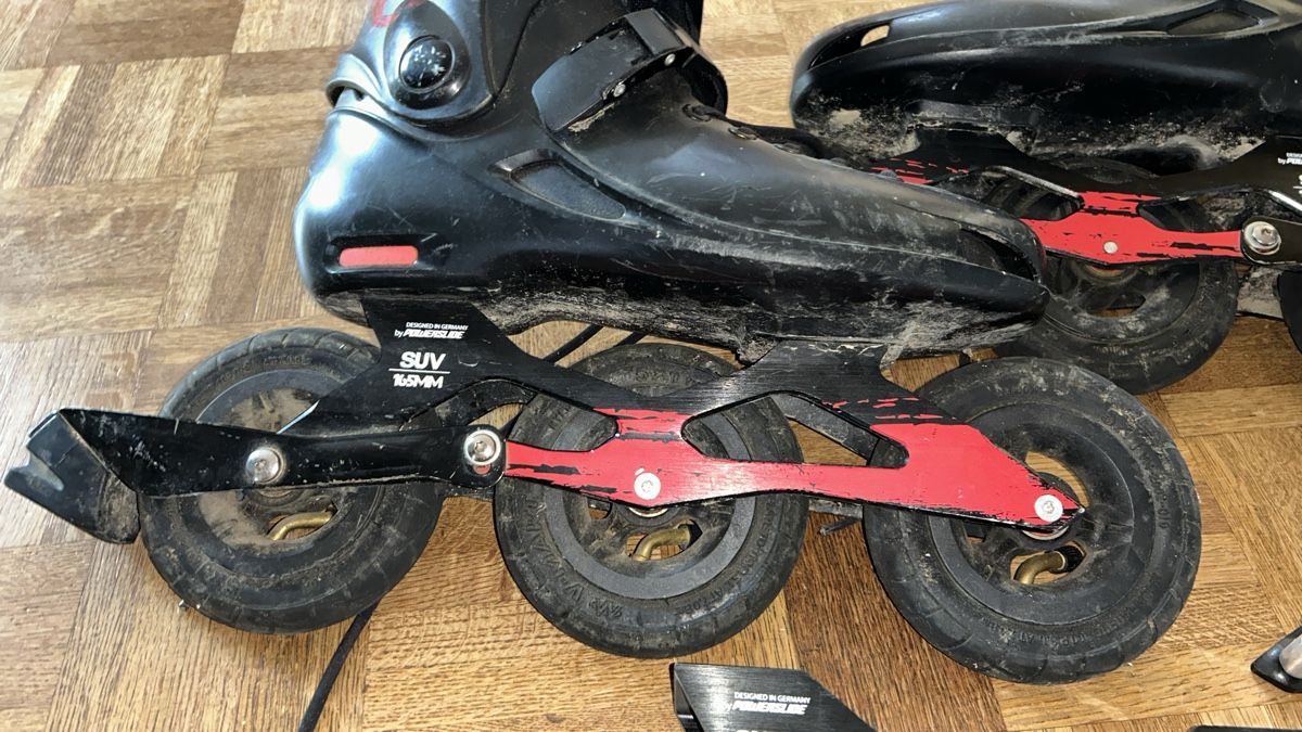 Pattini in linea & Pattini a rotelle: Off road Inline Skates Powerslide Nordic SUV 125mm – Usato da Flumenthal venduto da fuchs-co 1