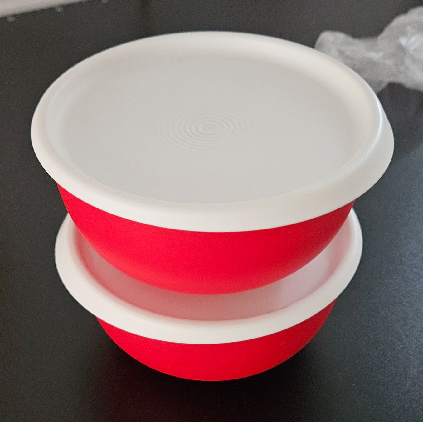 Tupperware Contenitori & Simili: Dessertschüsseli Rot 550ml – Nuovo e nell'imballaggio originale da Hasle b. Burgdorf venduto da buddle32 1