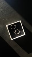 Ohrringe Hoops/Creolen Silber les solides
