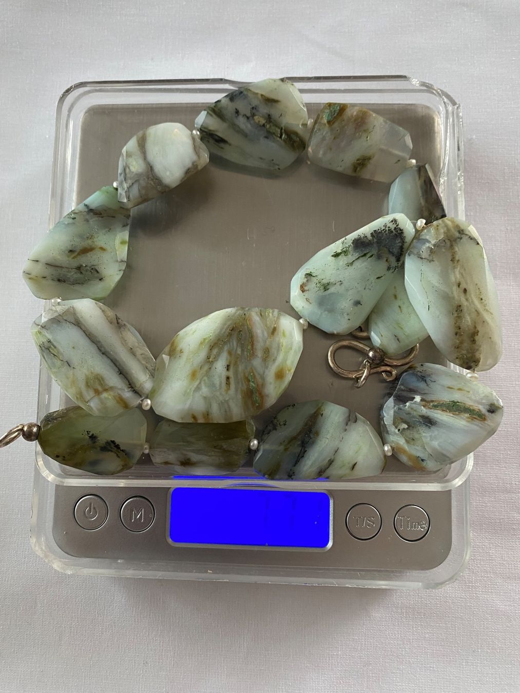 Catenine: Achat Halskette echt Halbedelstein Vintage – Usato da Neerach venduto da VintageBox 9