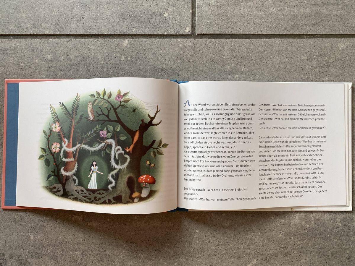 Libri: Schneewittchen - Gebrüder Grimm - Bilderbuch – Nuovo (secondo la descrizione) da Niederbüren venduto da funkel06 1