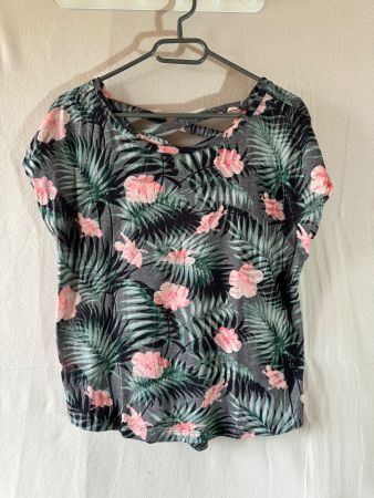 Farbenfrohe leichte Bluse von S.Oliver Gr. L