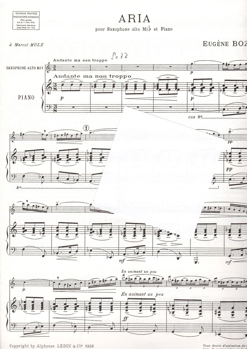 Libri: Musiknoten Saxophon – Usato da Wangen SZ venduto da bockmattli07 5