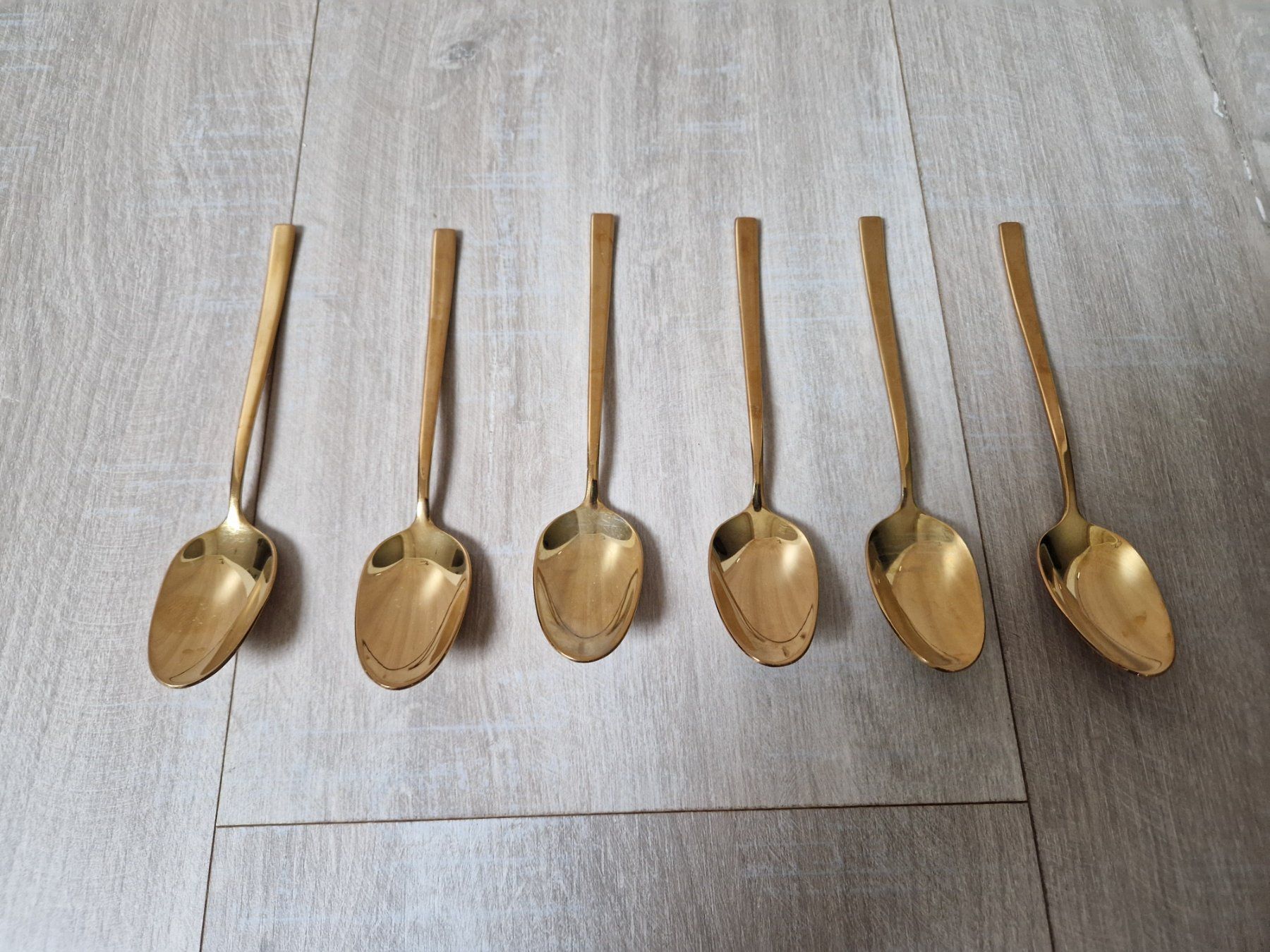Cucchiai: 6x Cuillère Dorée De Haute Qualité – Usato da Rochefort venduto da Arkaik_FH_CH