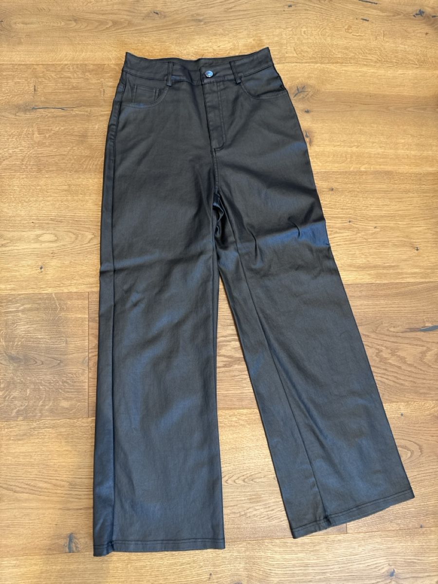 Shein Pantaloni: Damen Hose Kunstleder schwarz – Usato da Zweidlen venduto da sweetchili_03