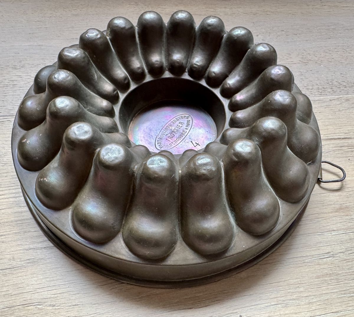 Teglie da forno: Antike Backform Kupfer TROTTIER Paris Kupferform – Usato da Rothrist venduto da Luckywinner 6