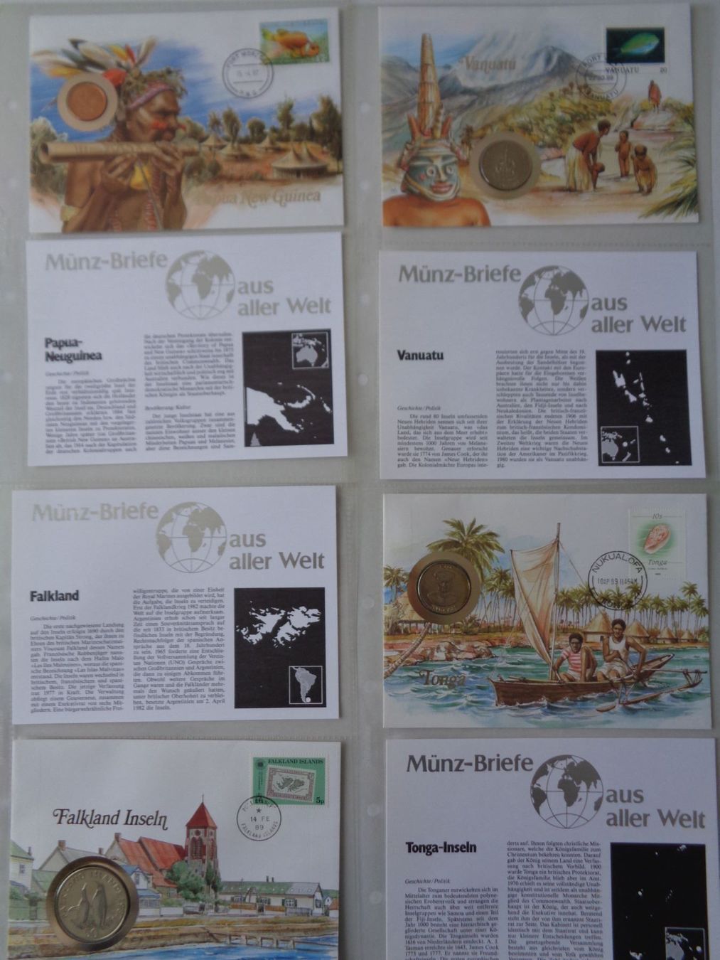 Alben: 30 Münzbriefe im Album – Gebraucht aus Chur von omonia 7
