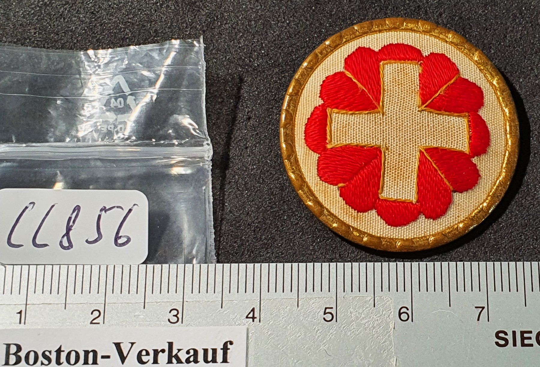 Placchette & Badge: CC856 - 1. August Abzeichen 1939 Schweizerkreuz – Usato da Reinach BL venduto da Boston-Verkauf 2