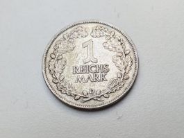 🇩🇪 1 Reichsmark 1925 D Silver