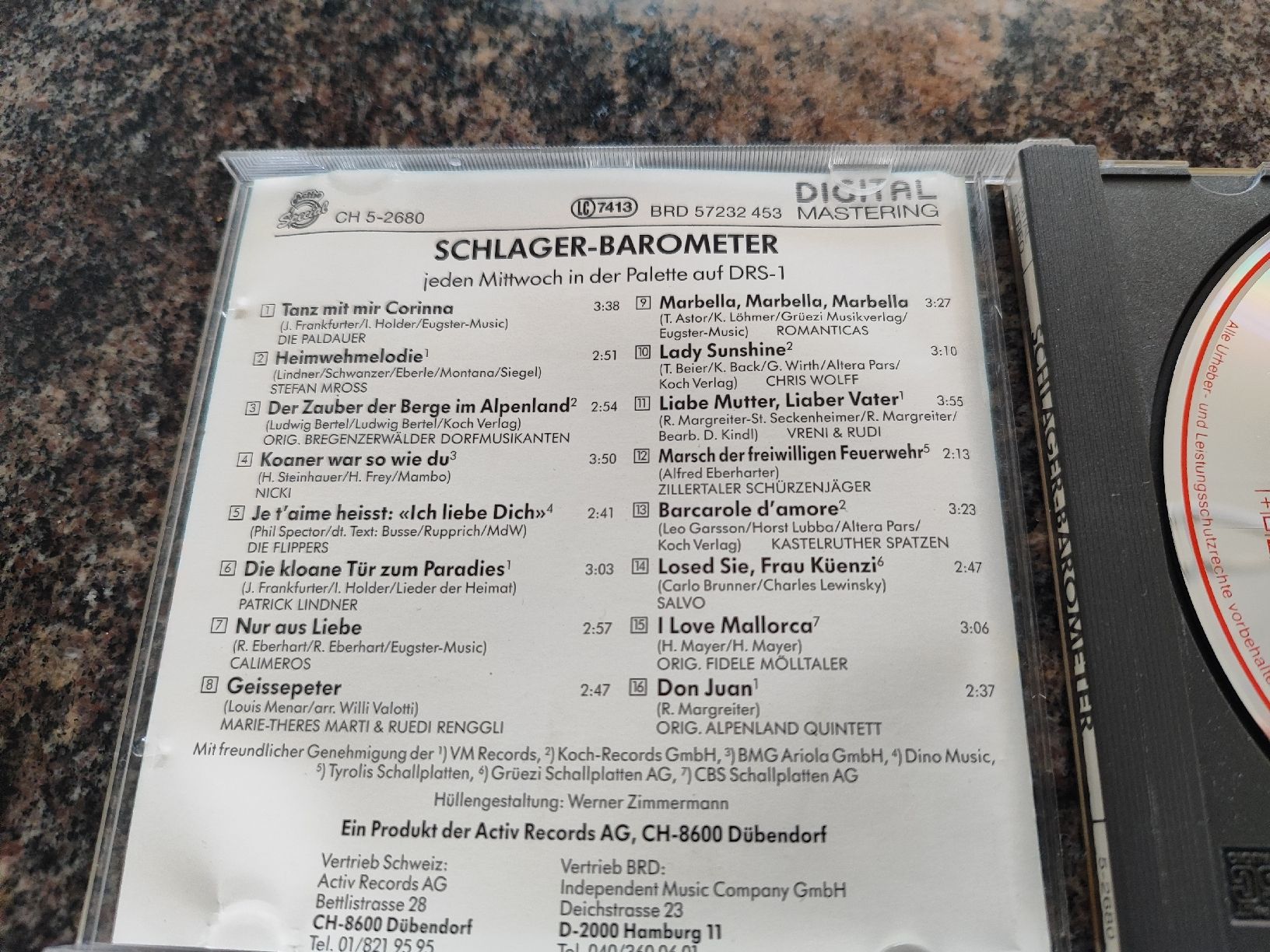 CD: CD Schlager-Barometer – Usato da Madiswil venduto da marmotte63 5
