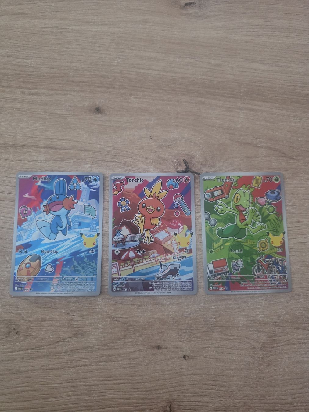 Pokémon Sammelbilder & Trading cards: Pokemon First Partner Series 3 Torchic, Treecko, Mudkip,  EN – Gebraucht aus Lausen von Loran13