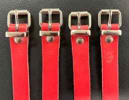 4 x Lederriemen / L 25.5cm - N 1.5cm