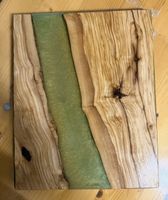 Olivenholz Epoxid Harz Brett