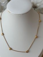 Luxus Elegante Edelsthal Kette Farbe : Gold/ Silber