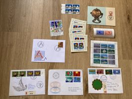Briefmarken-Sammlung Schweiz, viele Einzelstücke, Top!