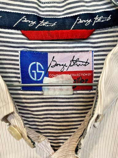 Camicie: Georg Streit Button-Down Hemd - Hellrosa Gestreiftes Muster – Usato da Zug venduto da vinokilo 3
