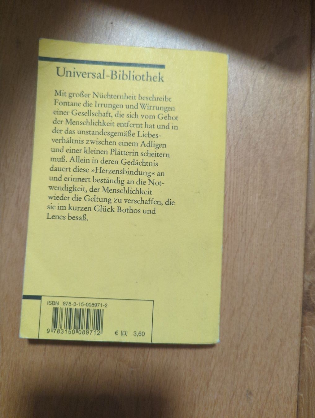 Libri: Fontane: Irrungen, Wirrungen – Usato da Bülach venduto da Cat_2.5 1