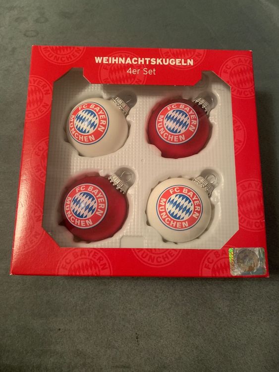 FC Bayern Weihnachtskugeln 4er Set Kaufen auf Ricardo
