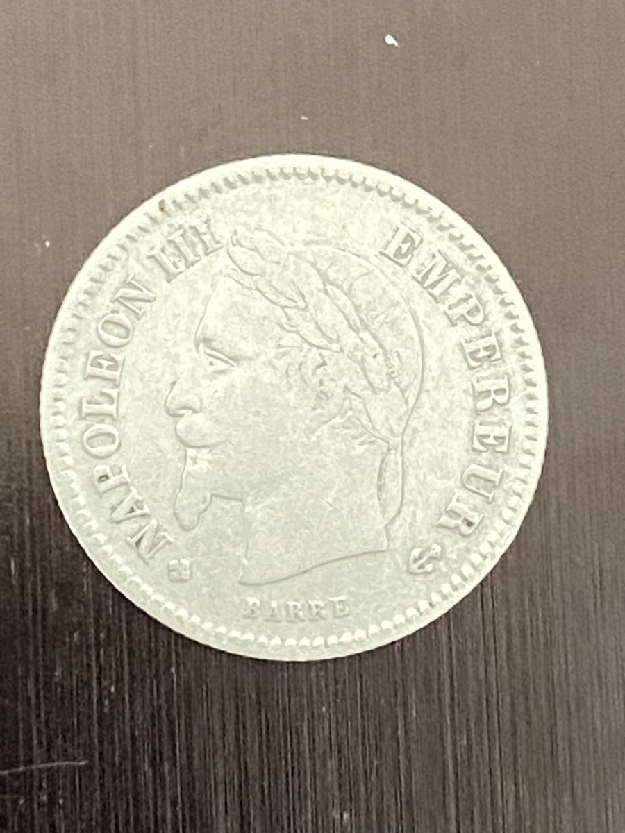 Alle Münzen: France, 20 centimes 1867 BB Argent – Gebraucht aus Corsier-sur-Vevey von Ginoarturo