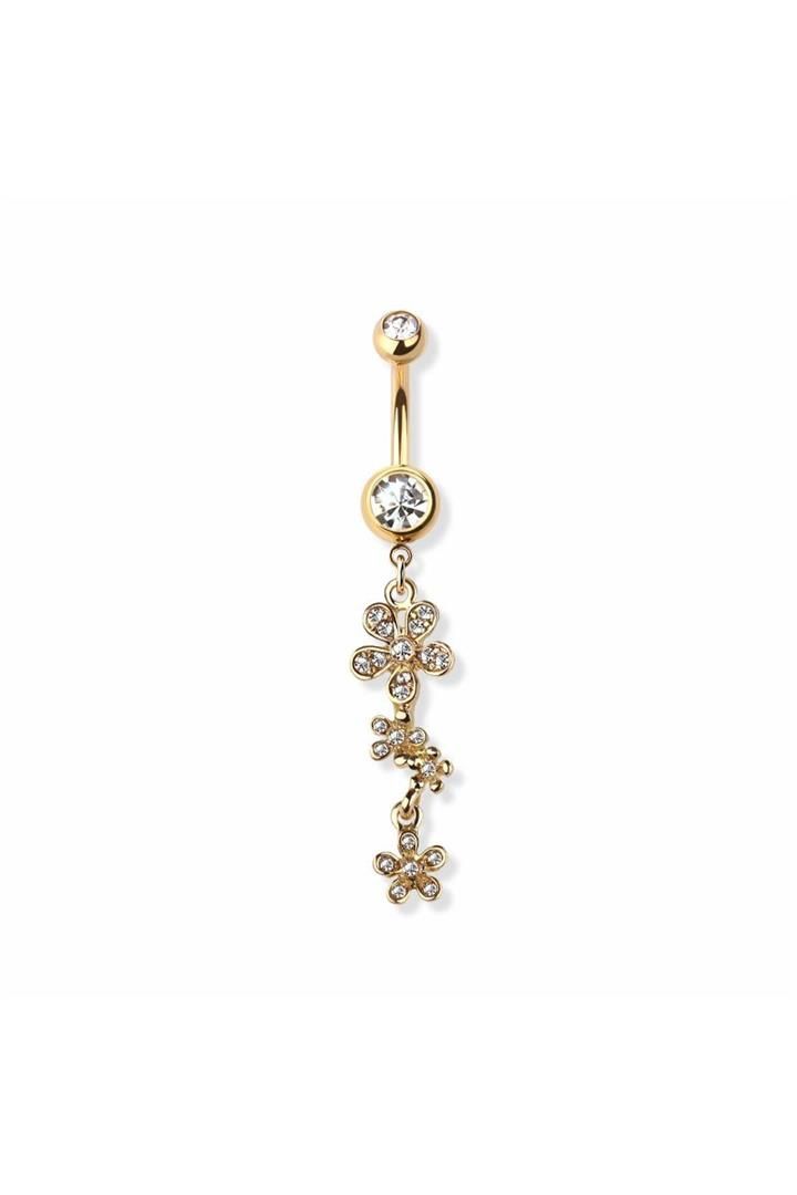 Piercingschmuck: Bauchnabelpiercing mit Margerite Blumen – Neu und originalverpackt aus Döttingen von Orangeroad