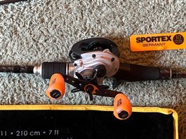 Baitcaster Combo Sportes Black Pearl GT 3 und ABU MAX STX
