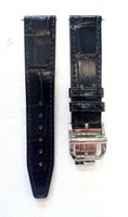 IWC Alligator Lederband mit Faltschliesse 18/16mm