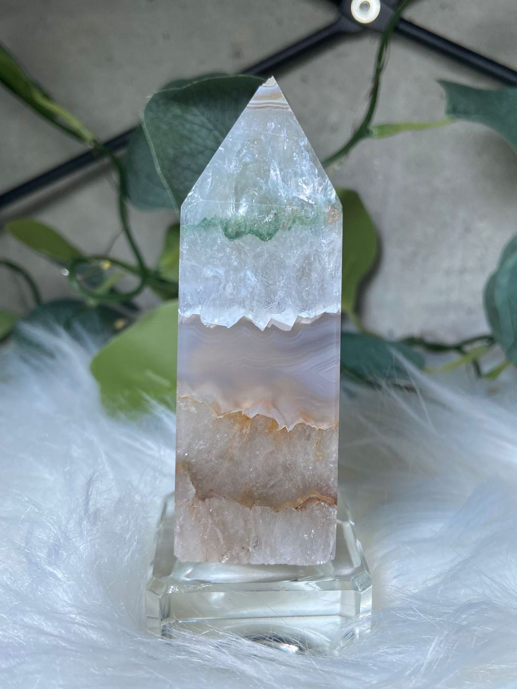 Minerali & Pietre curative: Achat-Turm - Agate tower – Usato da Neuheim venduto da m.hald 2