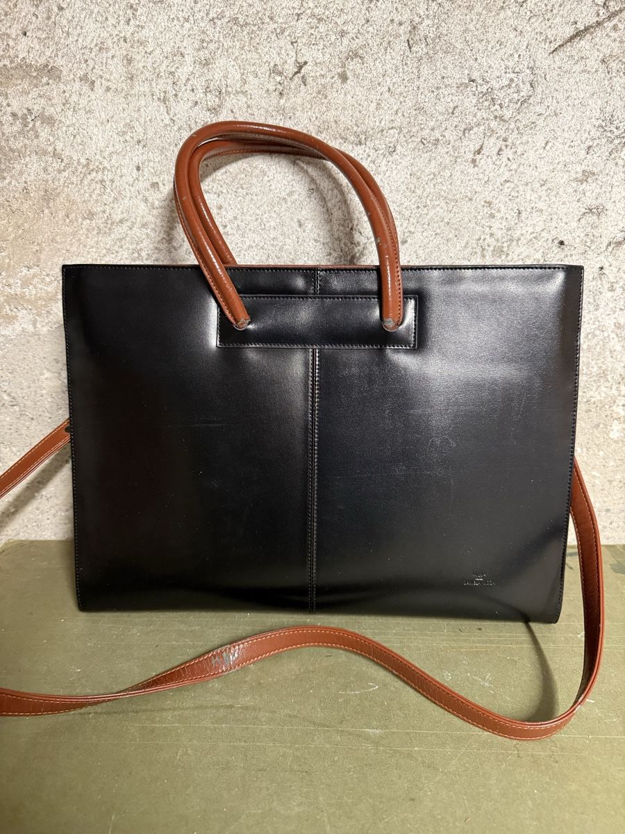 Borse da donna: Daniela Moda Ledertasche Schwarz/Braun – Usato da Birmenstorf AG venduto da Pat_roll.