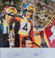 Roland Colombin et Bernard Russi Autogramm
