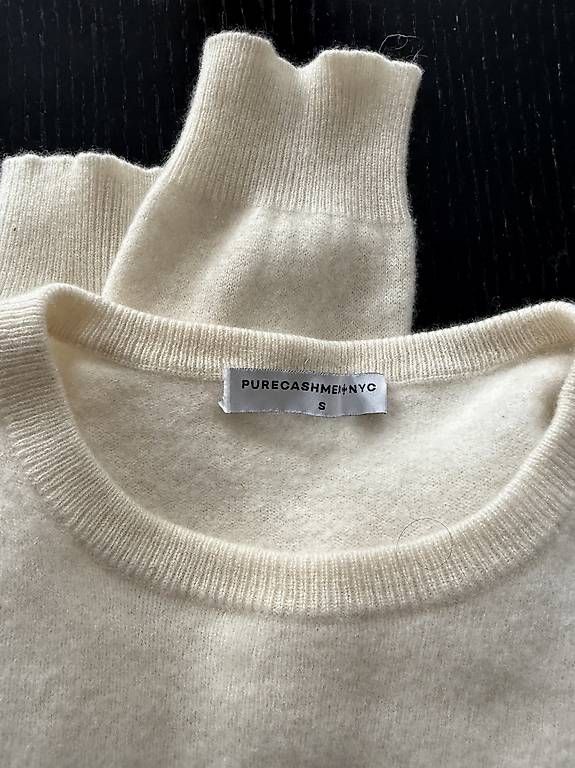 Pullover & Sweatshirts: Pure Cashmere NYC Pullover in beige Gr. S – Gebraucht aus  von  1