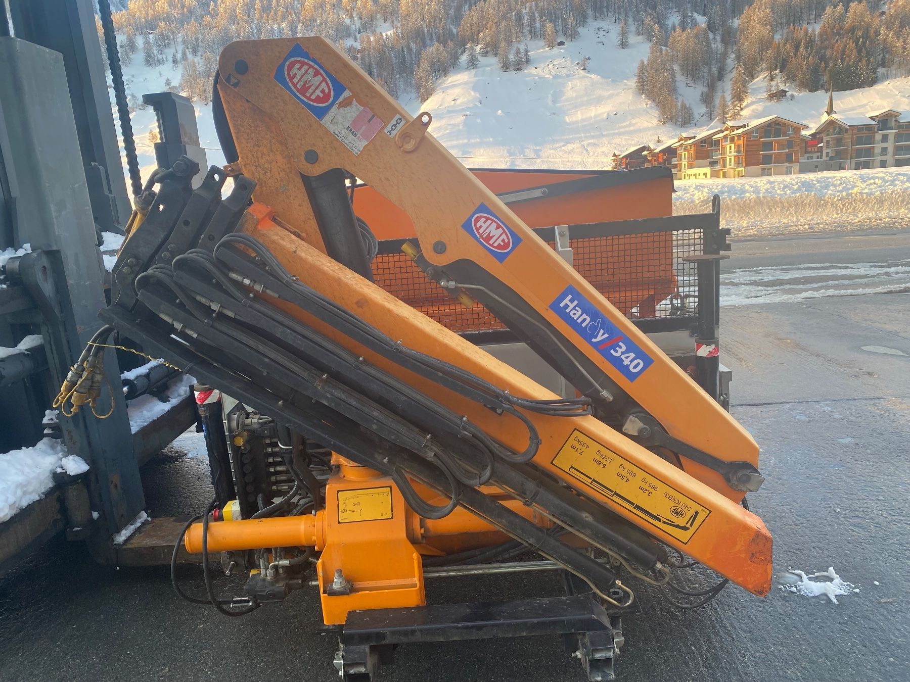 Gru: Kran HMF Handy 340 – Usato da Oberwald venduto da 7408