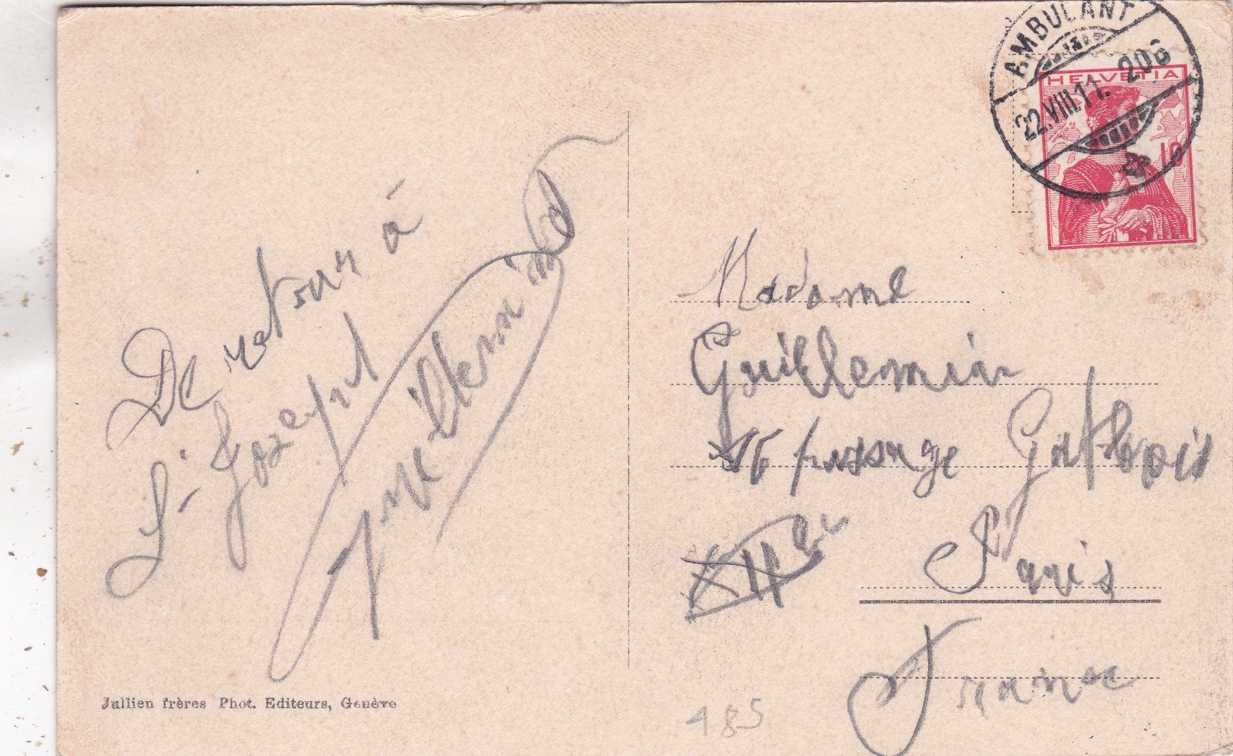 Cartoline postali: Zermatt et le Cervin Matterhorn 1911 – Usato da Herisau venduto da Lisegrat2008 1