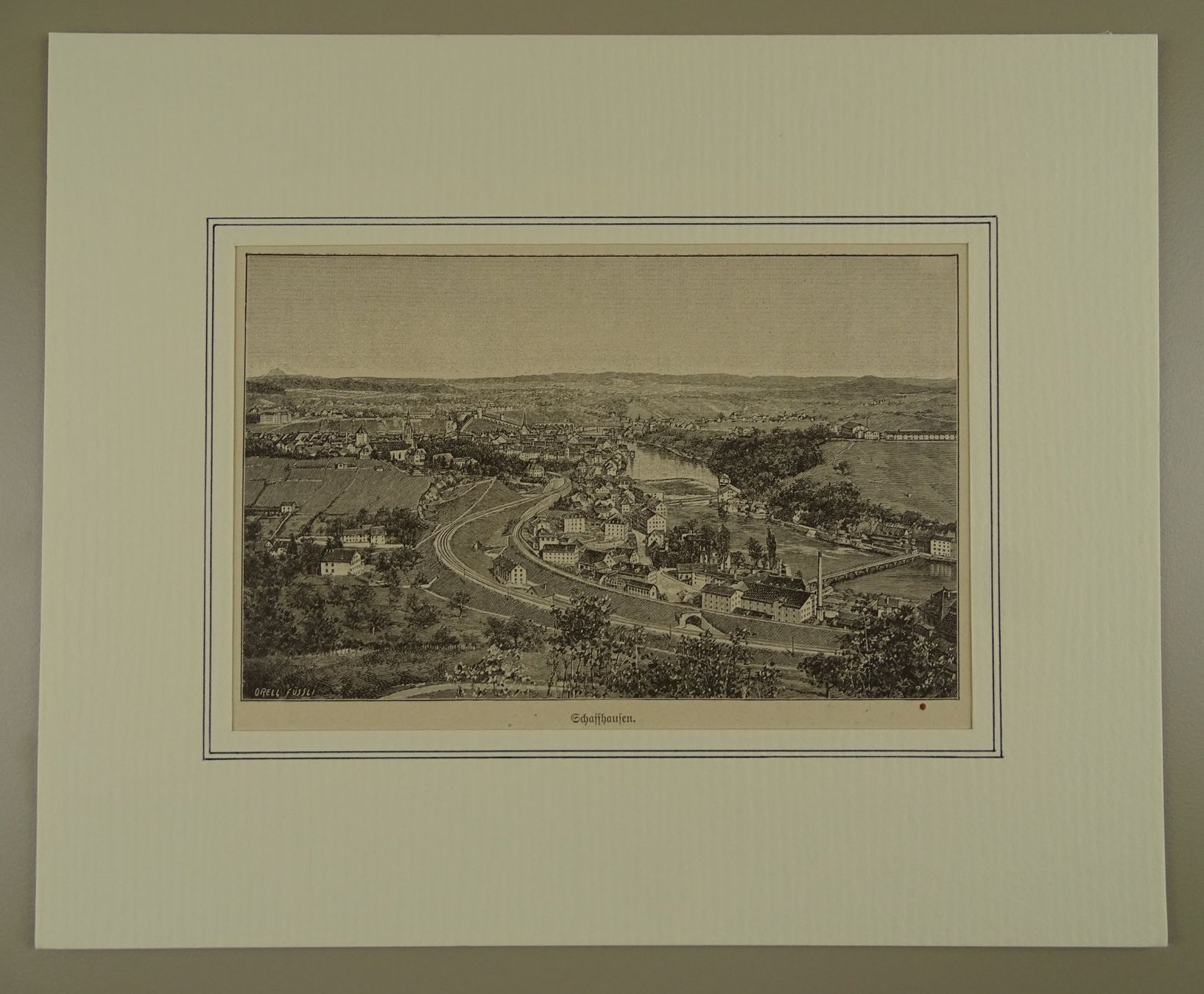 Incisioni: SCHAFFHAUSEN, HOLZSTICH 1892 – Usato da Grüningen venduto da Kartensammler 1