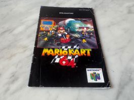 ANLEITUNG FÜR MARIO KART 64 NINTENDO 64