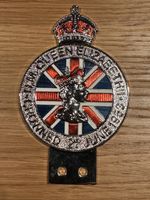 Auto Badge Queen Elizabeth II,  Krönung 2.Juni 1953,