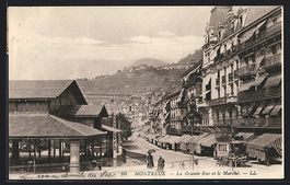Montreux, La Grande Rue et le Marché, S