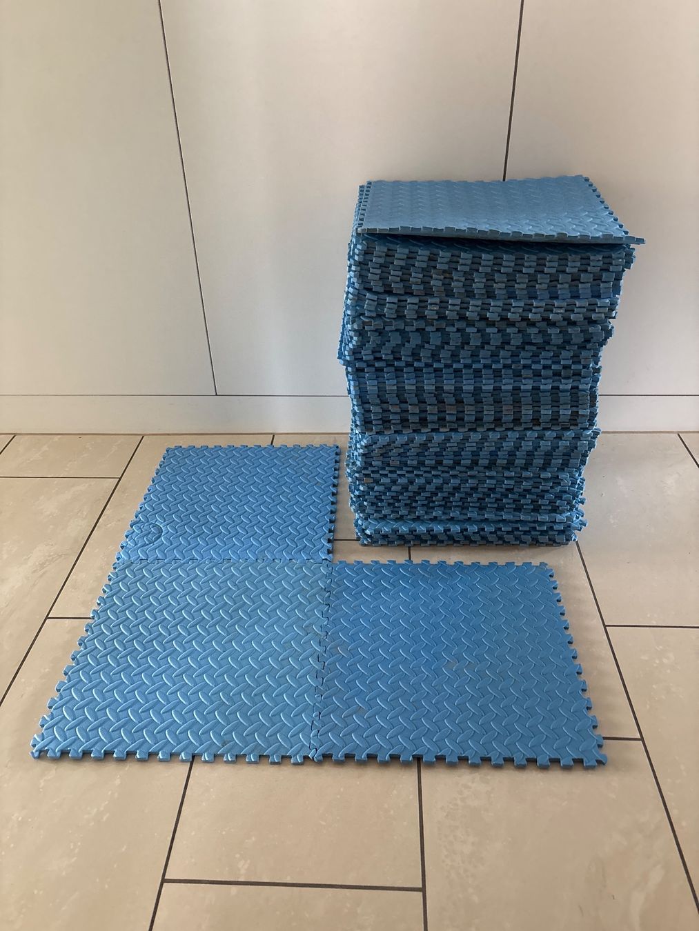 Tappeto da gioco: Bodenmatte Puzzleteile blau – Usato da Menznau venduto da Chabo02 3