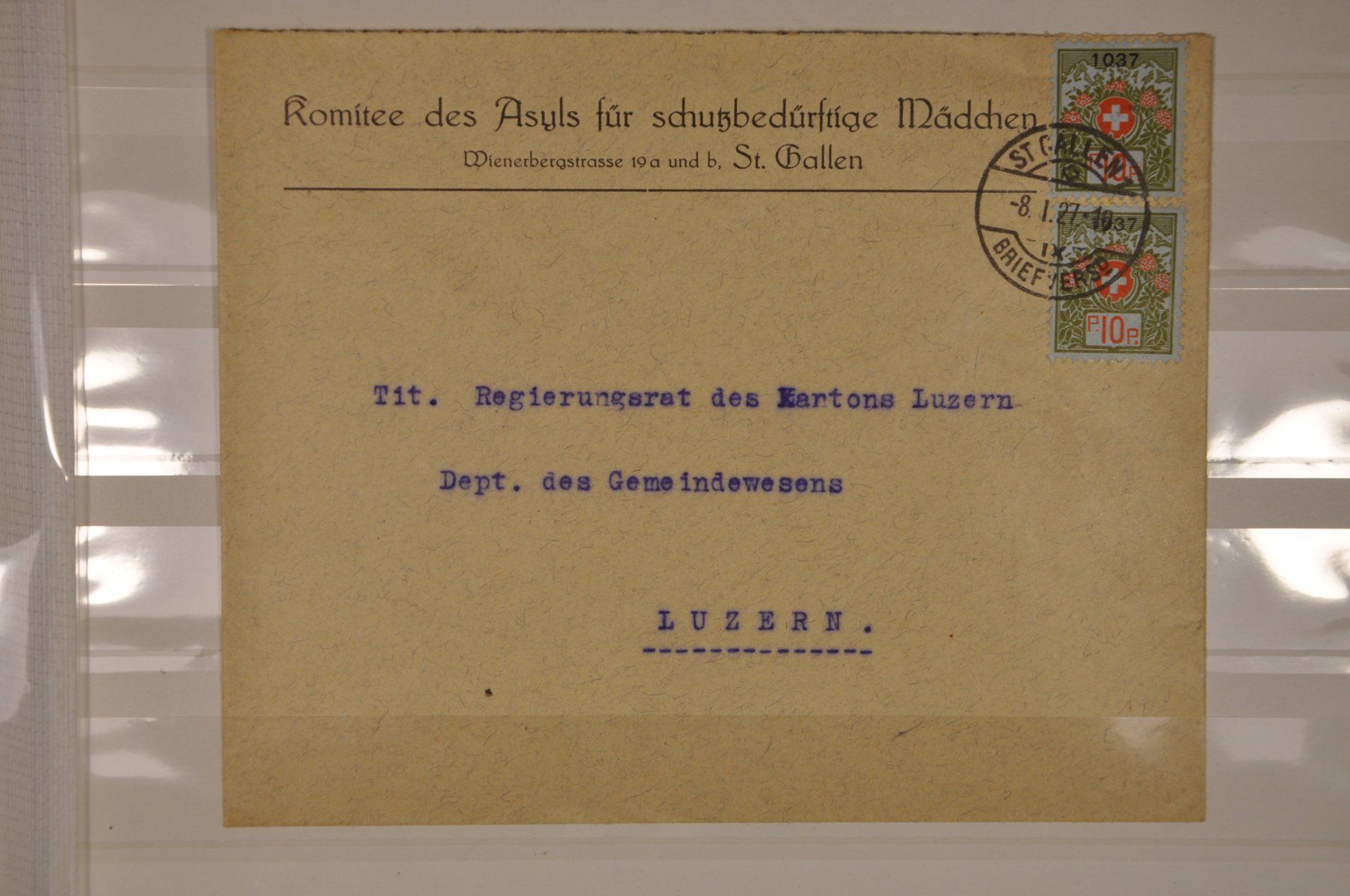 Tutti i francobolli: Album Portomarken gestempelt – Usato da Wolfhalden venduto da Zinauktion 9