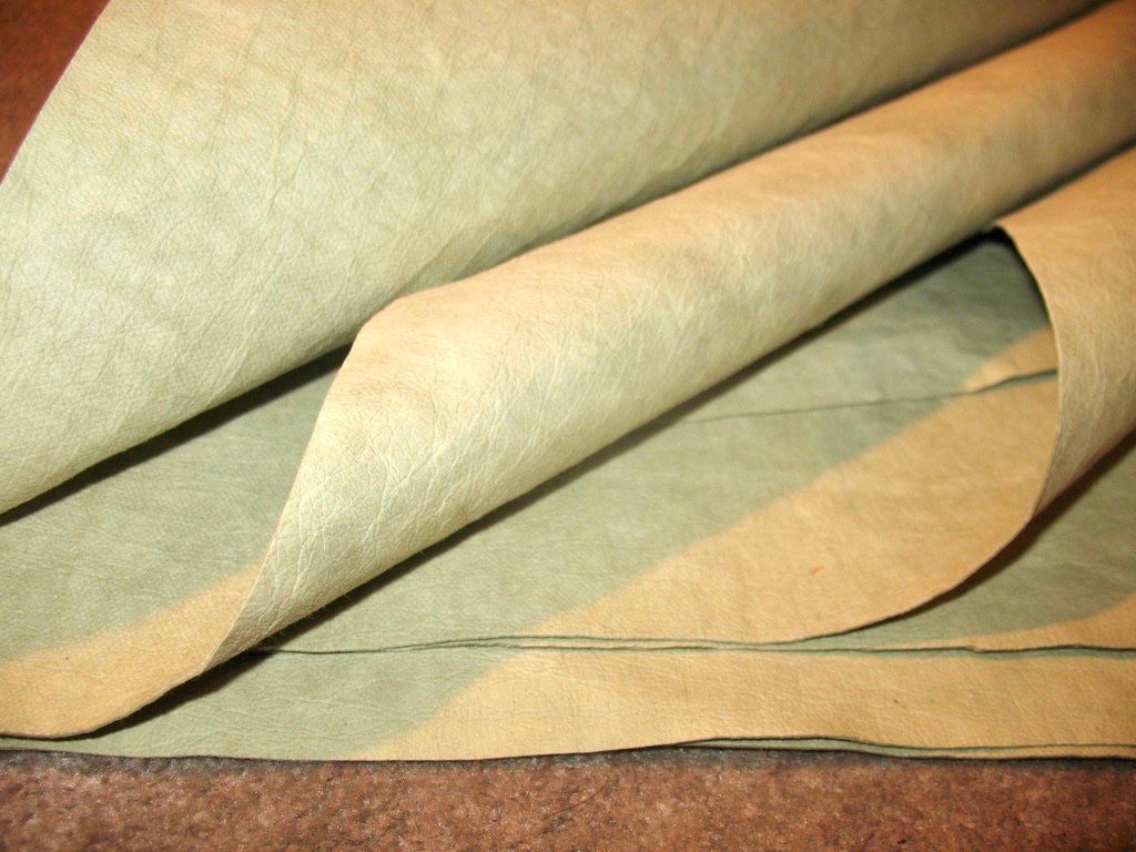 Tessuti: Kunst Leder Stoff Couch Sofa Überzug Trommel-Stoff? hellgrau – Usato da Wil ZH venduto da Arbolero 3