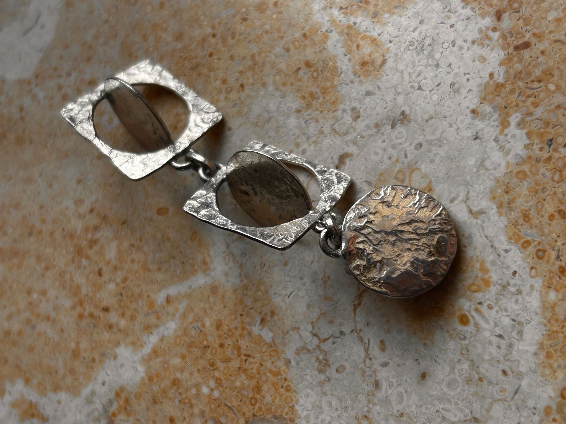 Boucles d'oreille: Silber Ohrhänger Unikat Handarbeit Design modern – D'occasion à Dittingen par Bellevista 3