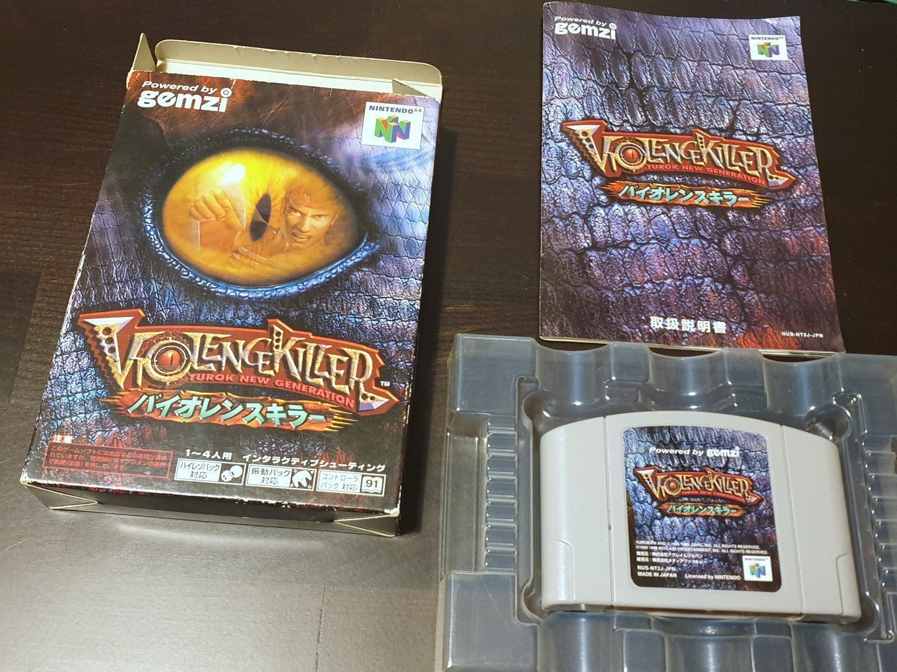 Nintendo Giochi: VIOLENCE KILLER (JAP) - NINTENDO 64 – Usato da Spiegel b. Bern venduto da Natix 2