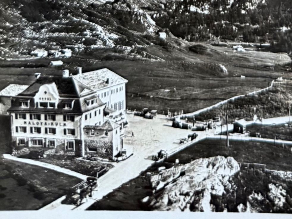 Ansichtskarten: AK: Maloja - Kulm . Hôtel – Gebraucht aus Lutry von Ediego 1