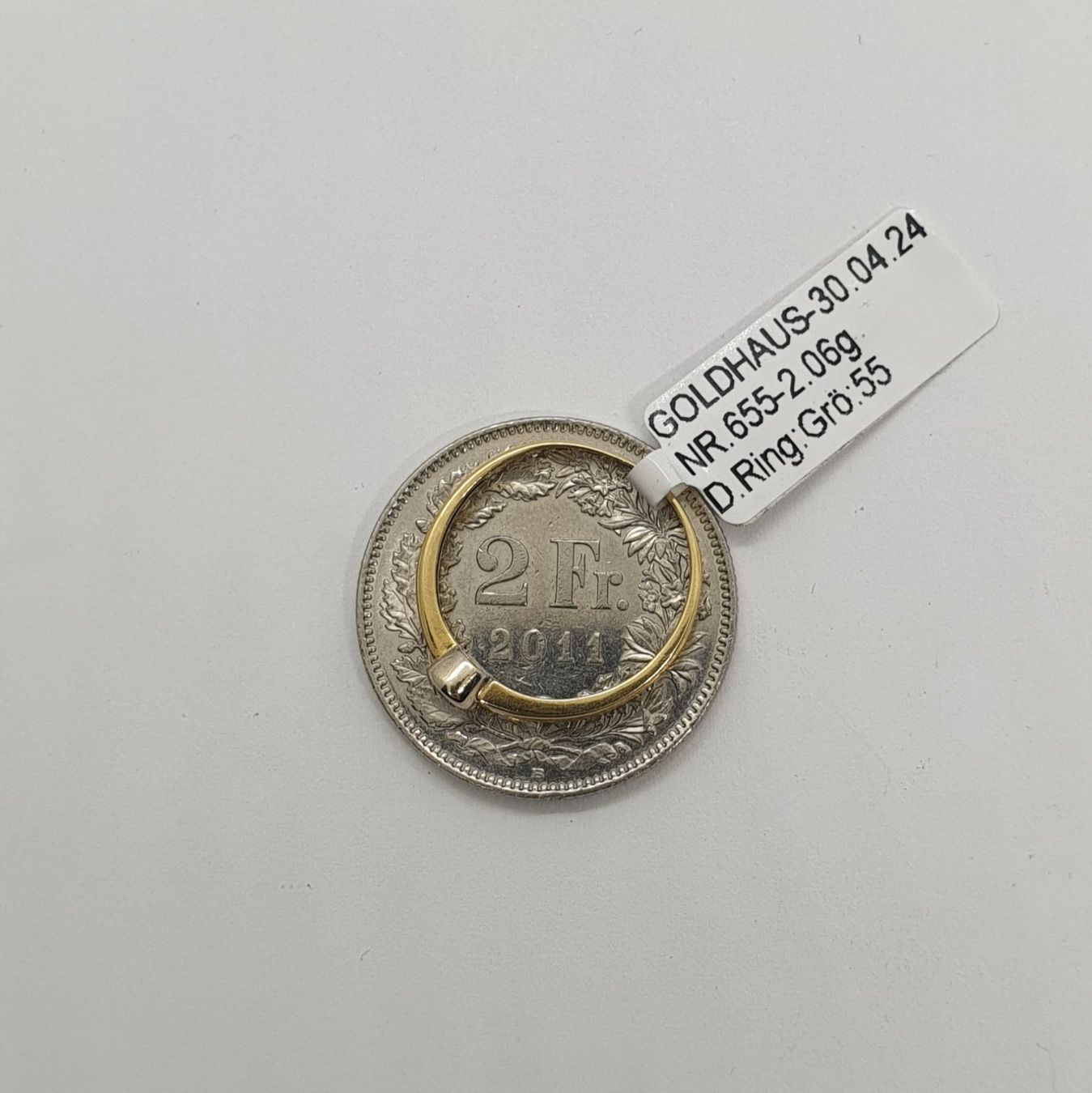 Anelli: Echt 18K Gold - Diamant Ring – Usato da Luzern venduto da Luzern-Goldhaus 3