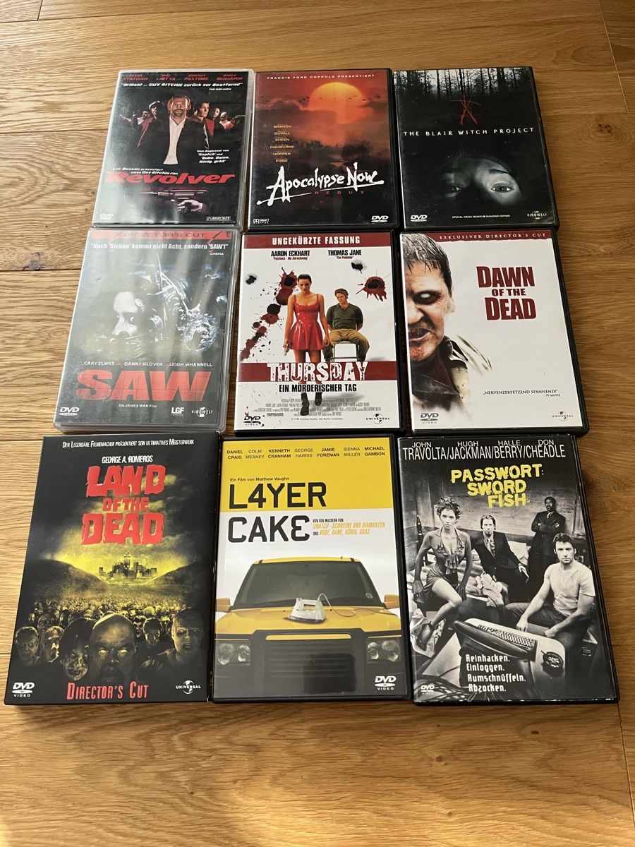 Alle DVDs: DVD FILME 18 STK – Gebraucht aus Oberbuchsiten von roogz 1