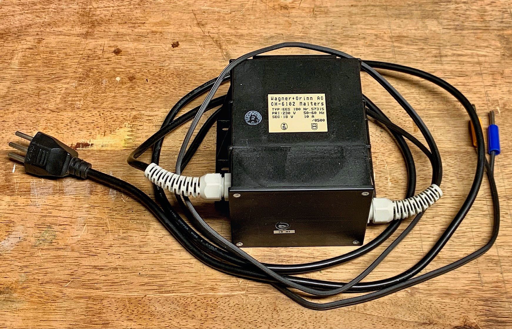 Componenti elettronici: Trafo-AC  220Volt sec. 18V - 10Amp  von Hagner+Grimm – Usato da Uerikon venduto da daylight-484