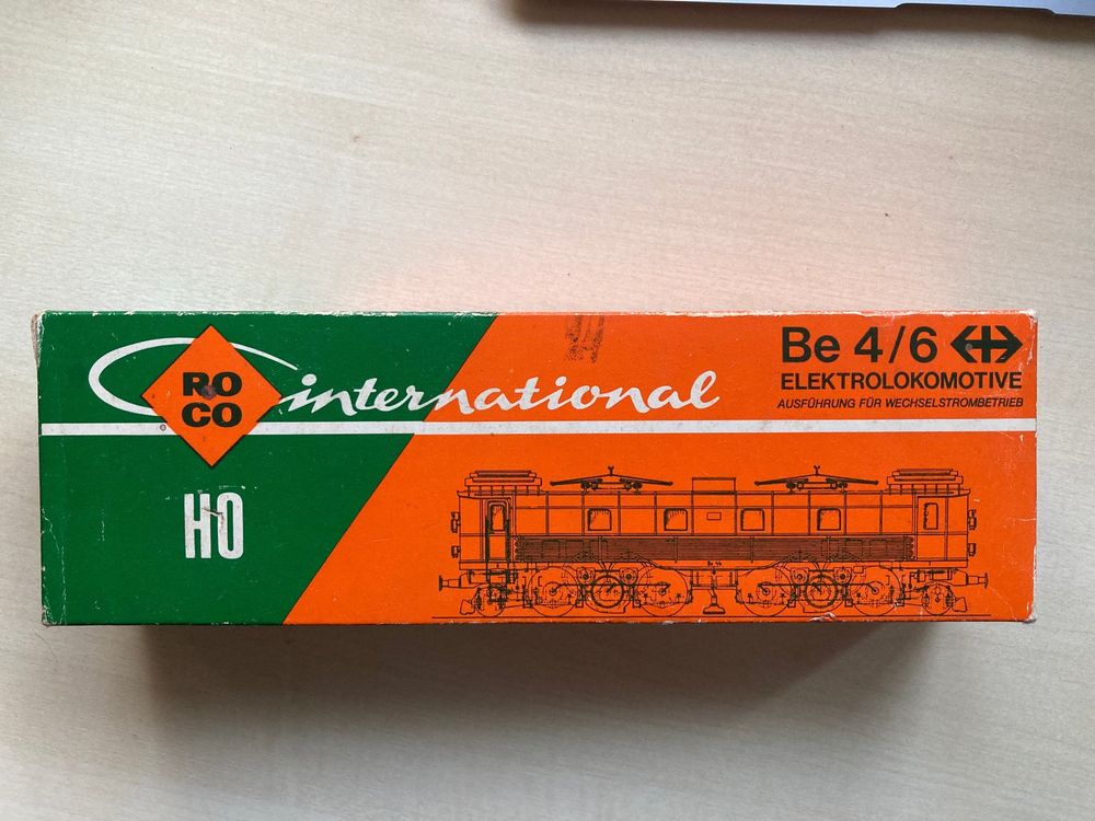 Locomotive électrique Roco Be 4/6 – échelle HO, Métal, Coffret D'origine